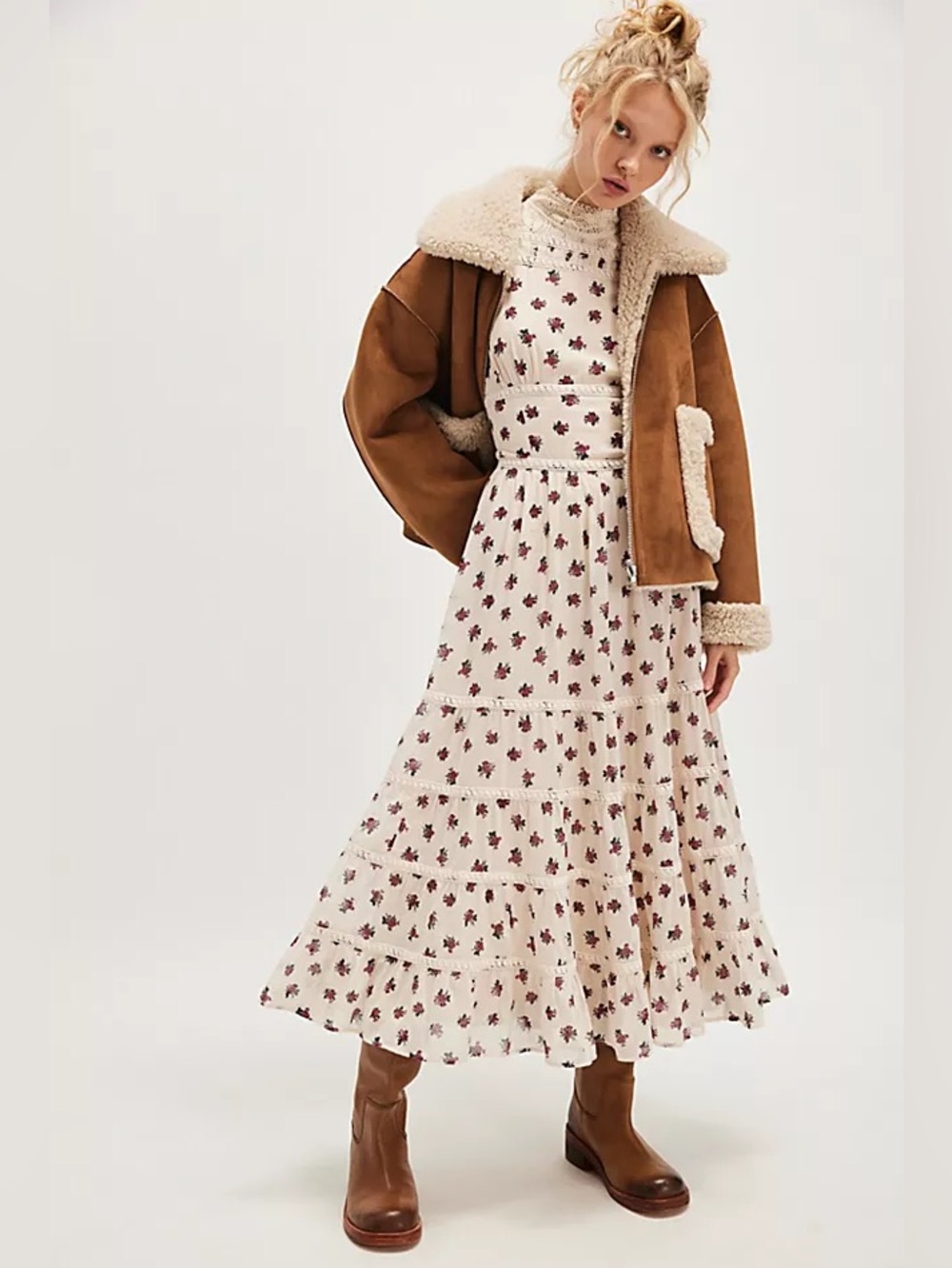 Free People Daydreamer Midi Dress